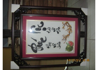 Tranh Thêu CHữ Thập 15