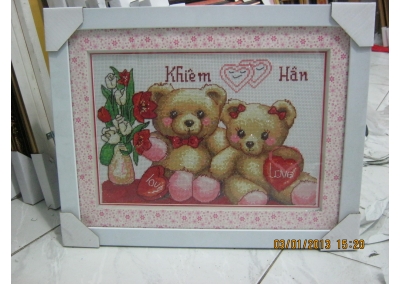Tranh Thêu CHữ Thập 45