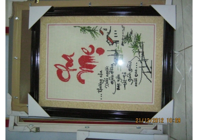 Tranh Thêu CHữ Thập 21