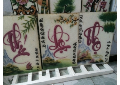 TRANH ĐÁ QUÝ .PHÚC LỘC THỌ 